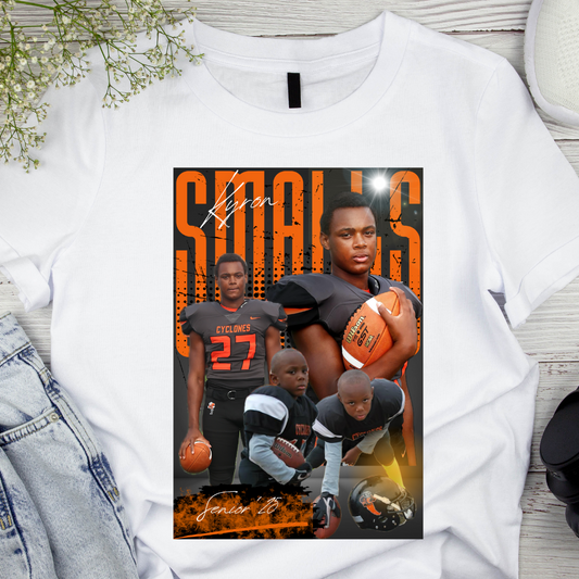 Sports, Reunion, Baby Shower, Vacation T-shirt (front, back and sleeves (optional)